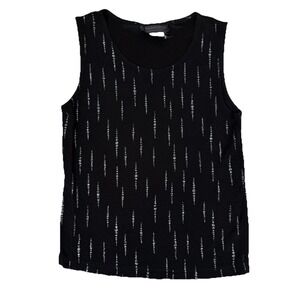Vintage Y2K Connected Apparel Tank Top Womens L Black Glitter Glam Fairy Grunge‎